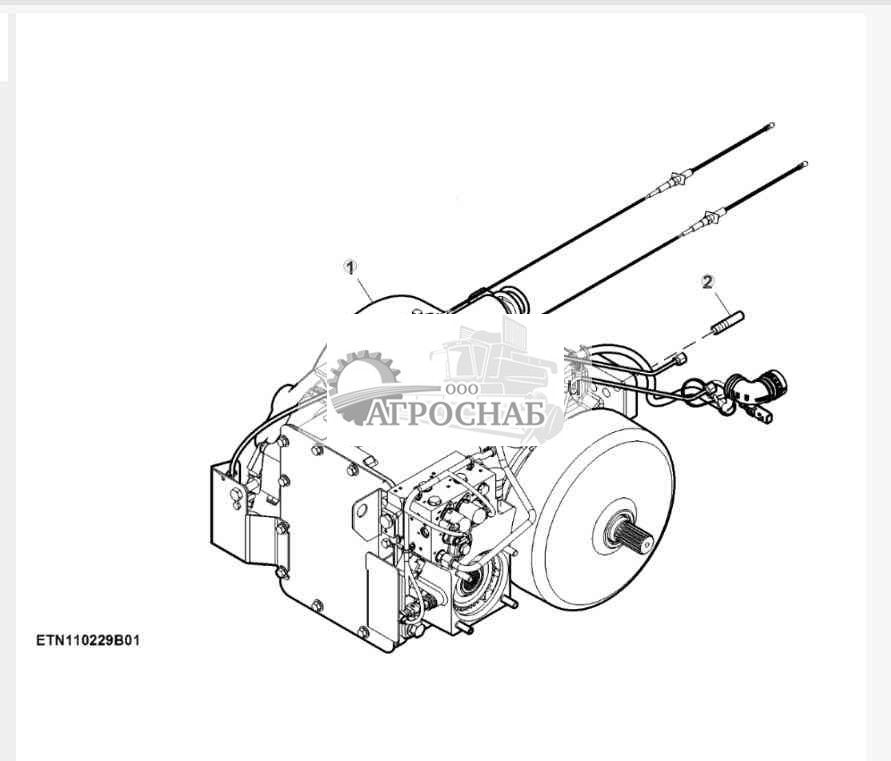 Трансмиссия с кнопочным переключением передач, 25 kmh 